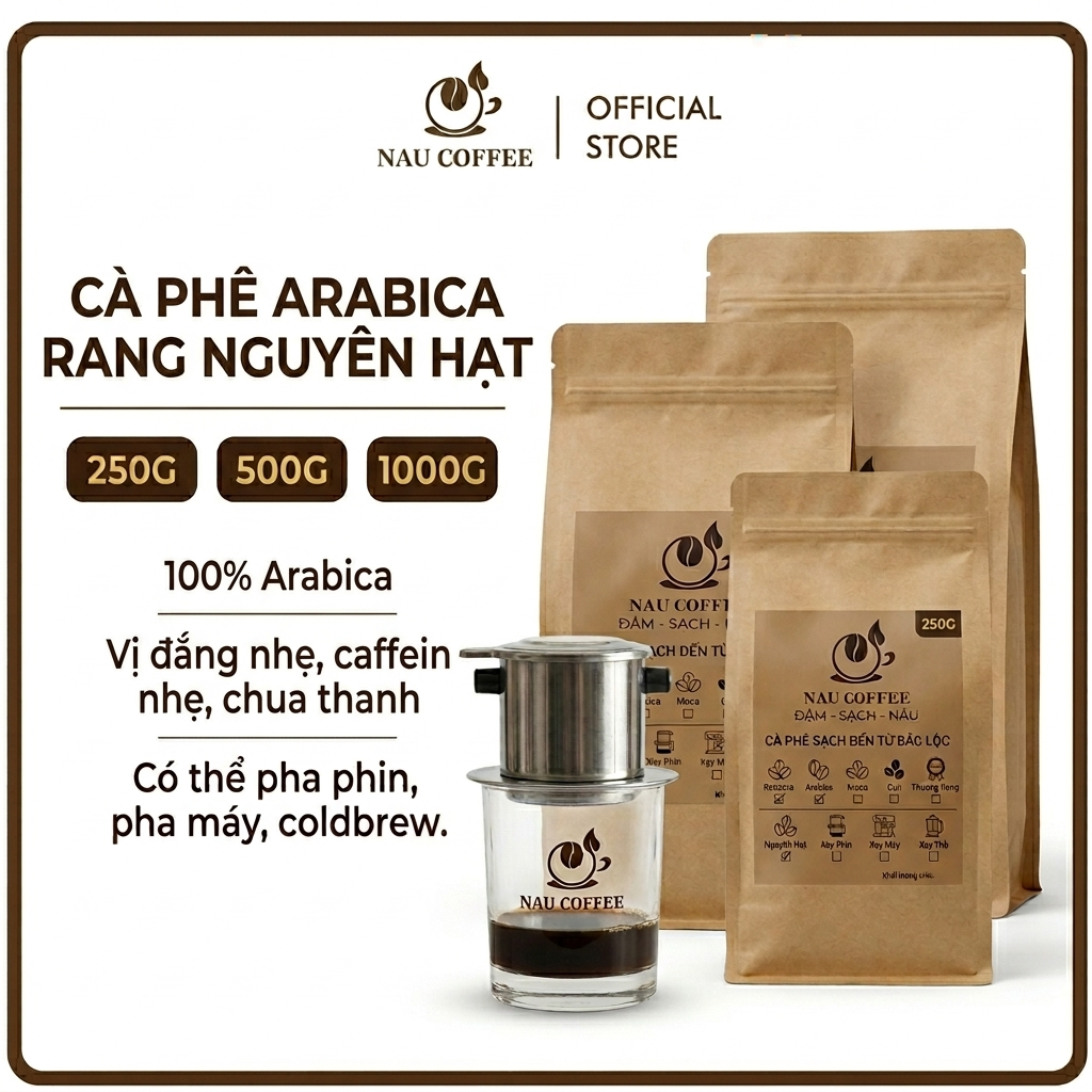 Cà phê Arabica nguyên hạt
