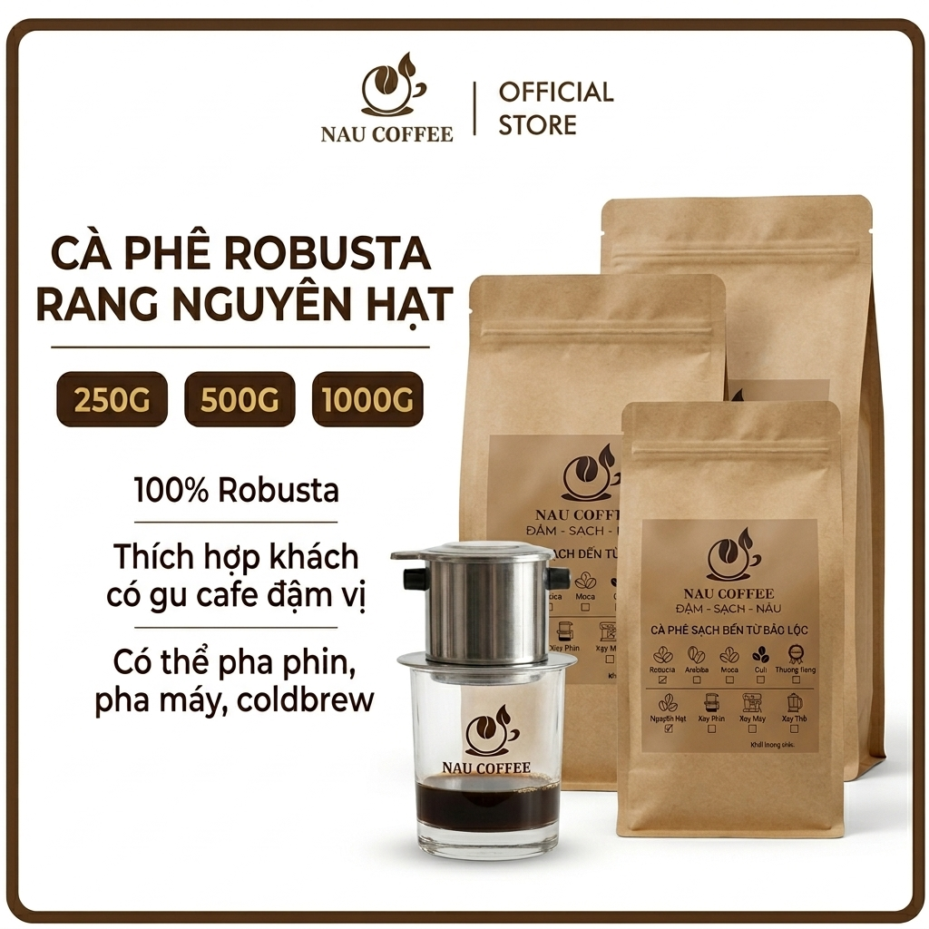 Cà phê nguyên hạt Bảo Lộc