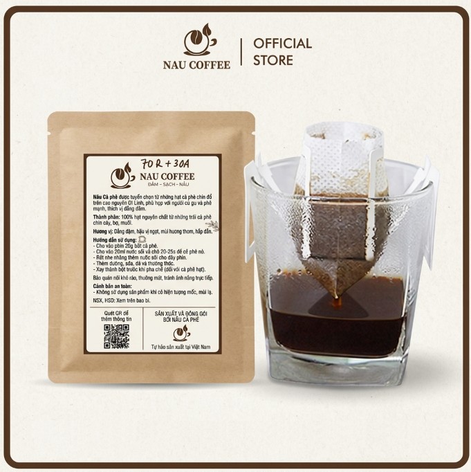 Cà phê phin giấy trên Lazada